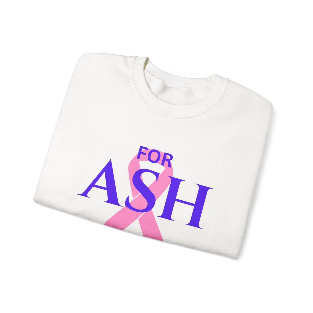 “For Ash” Fight Crewneck (Joshua 1:9)
