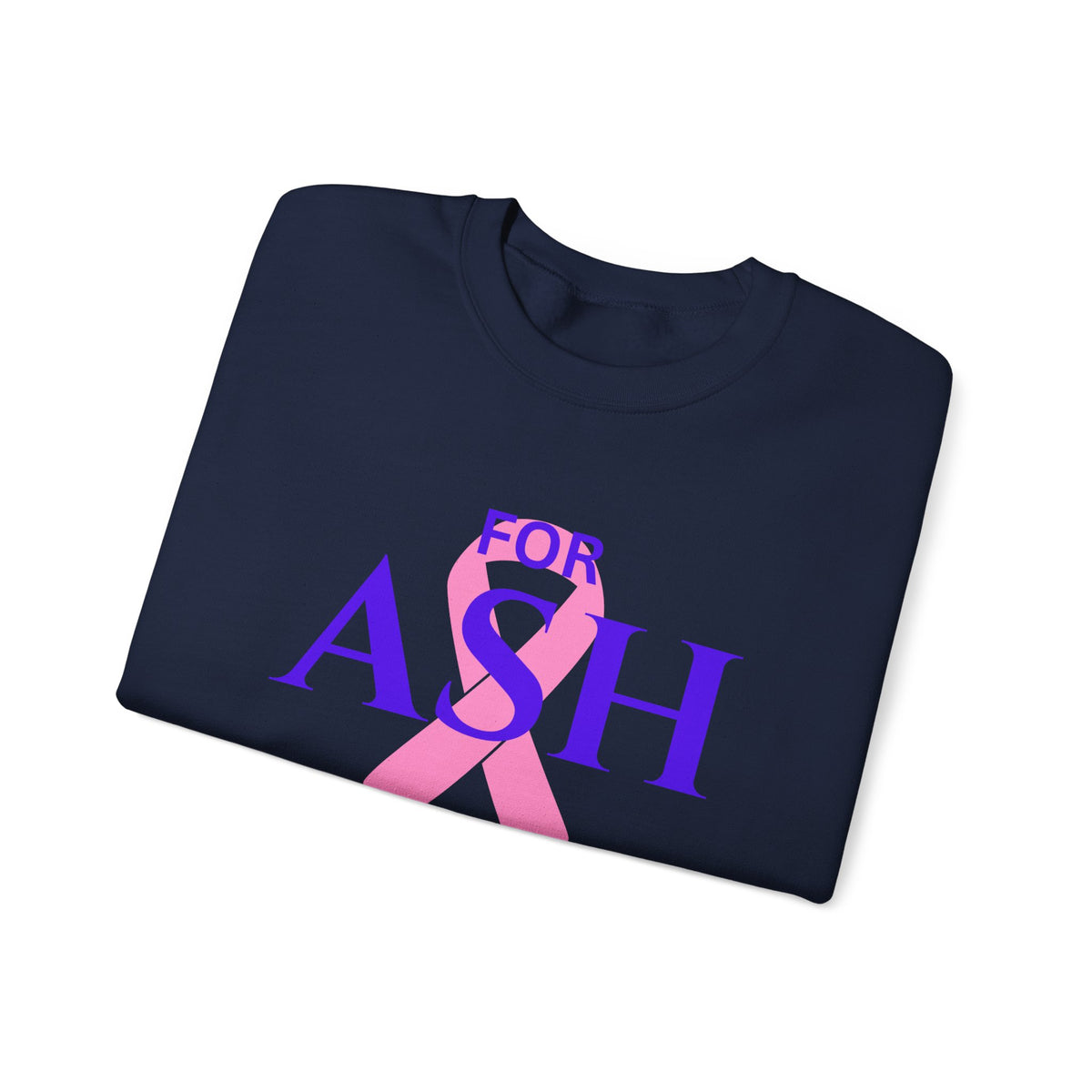 “For Ash” Fight Crewneck (Joshua 1:9)