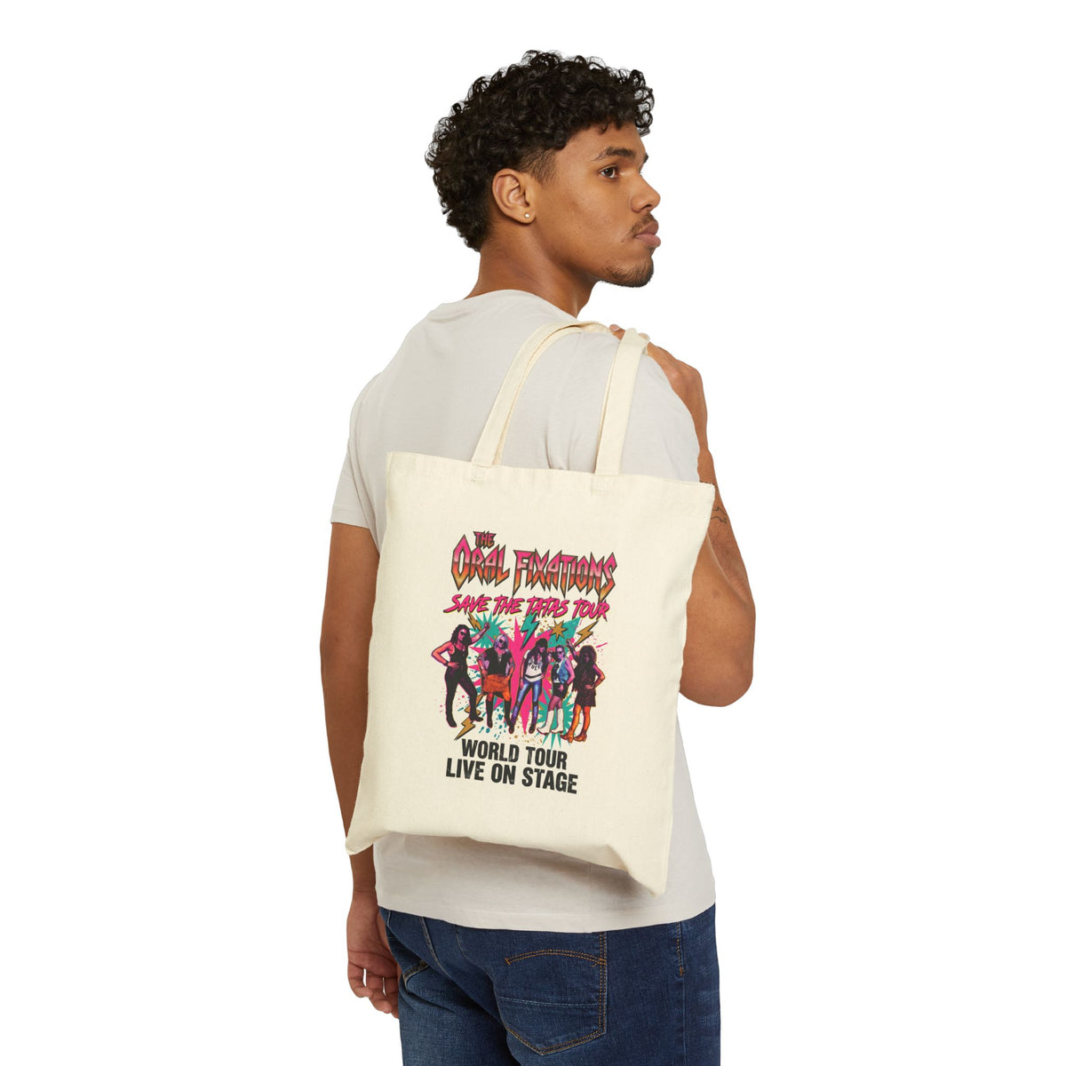 Save The Tatas World Tour Canvas Tote Bag