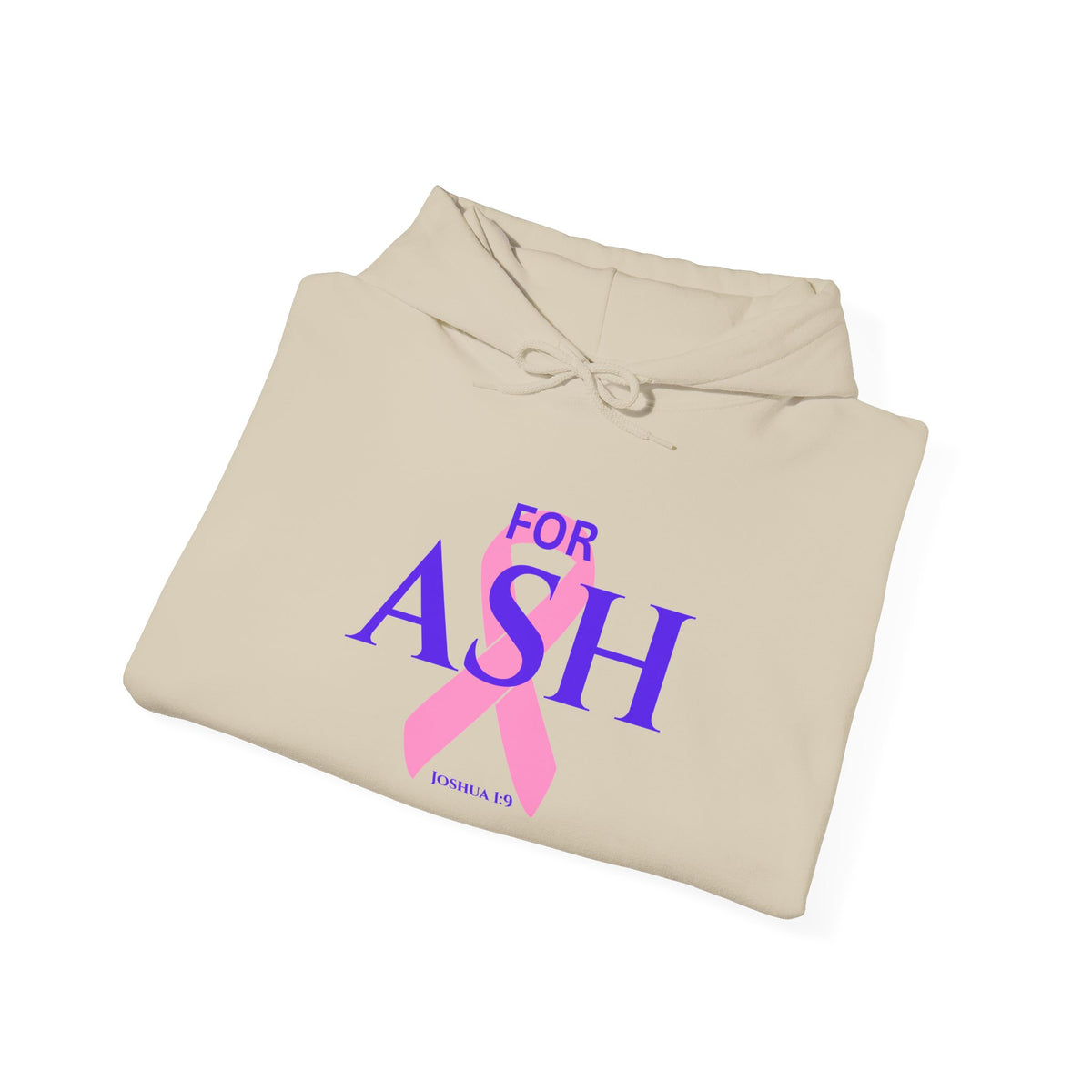 “For Ash” Fight Hoodie (Joshua 1:9)