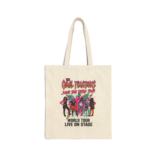 Save The Tatas World Tour Canvas Tote Bag