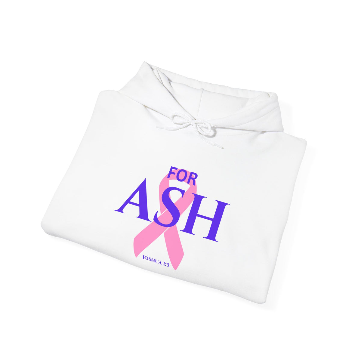 “For Ash” Fight Hoodie (Joshua 1:9)