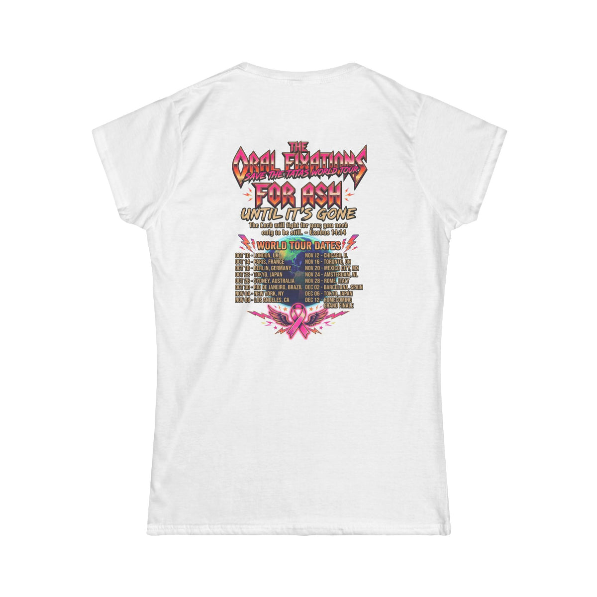 Oral Fixations world tour tee