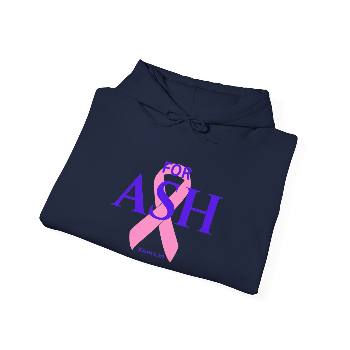 “For Ash” Fight Hoodie (Joshua 1:9)