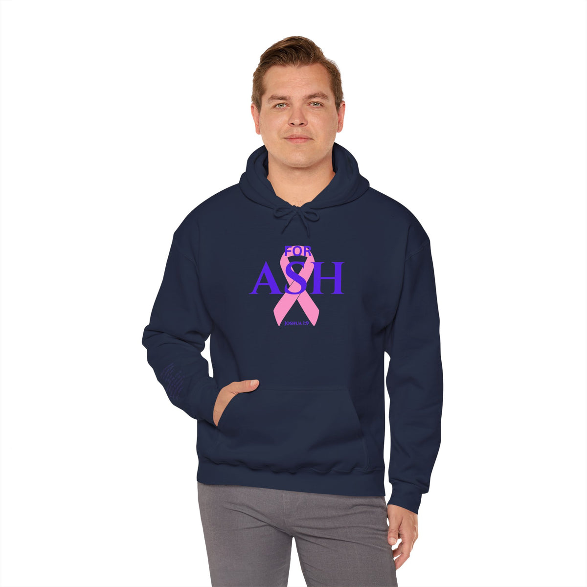 “For Ash” Fight Hoodie (Joshua 1:9)