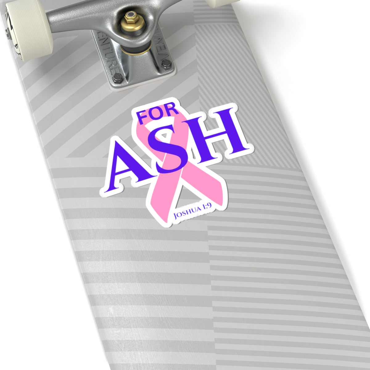 “For Ash” Kickoff Sticker (Joshua 1:9)
