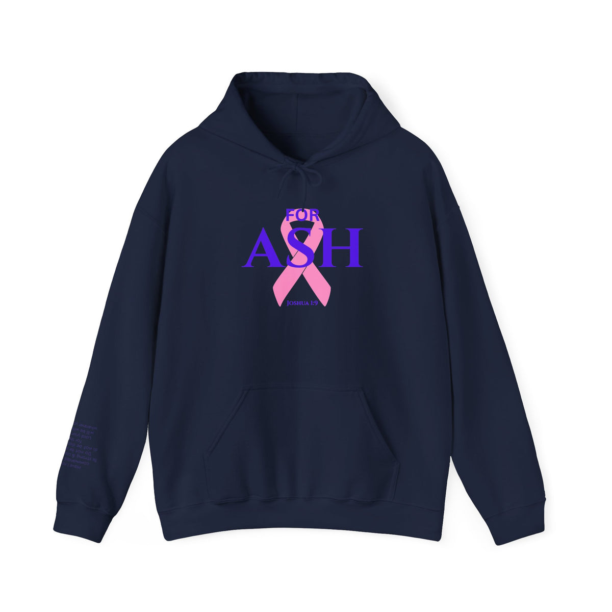 “For Ash” Fight Hoodie (Joshua 1:9)