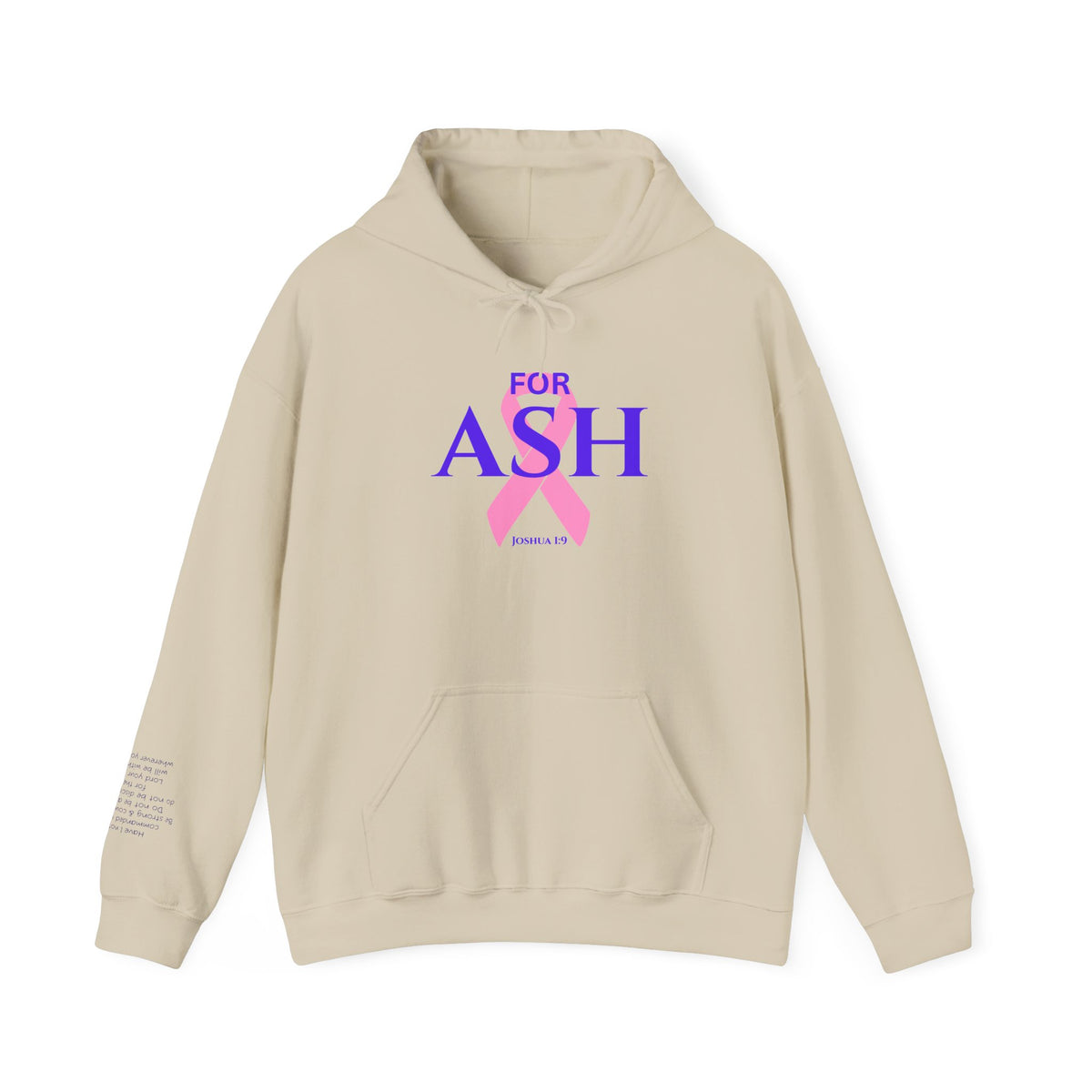 “For Ash” Fight Hoodie (Joshua 1:9)