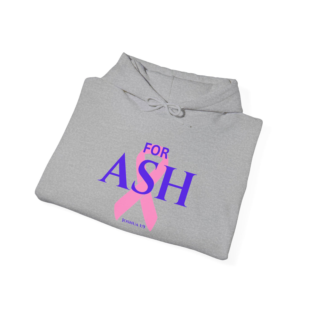“For Ash” Fight Hoodie (Joshua 1:9)